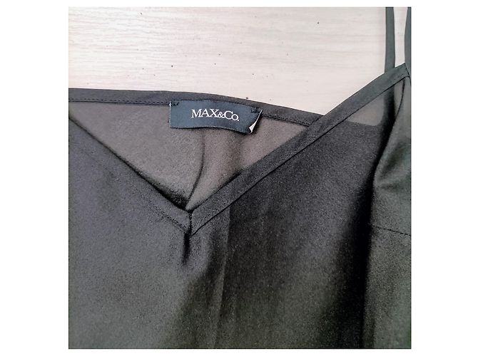 Elegantes schwarzes Kleid Max & Co y2k - Ansicht 3