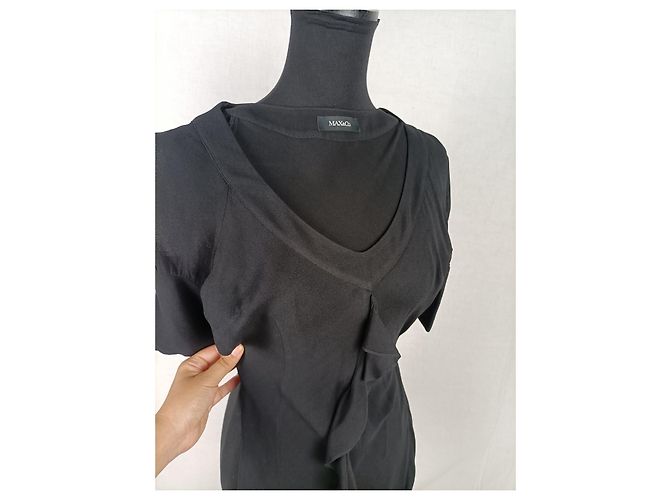 Elegantes schwarzes Kleid Max & Co y2k - Ansicht 6