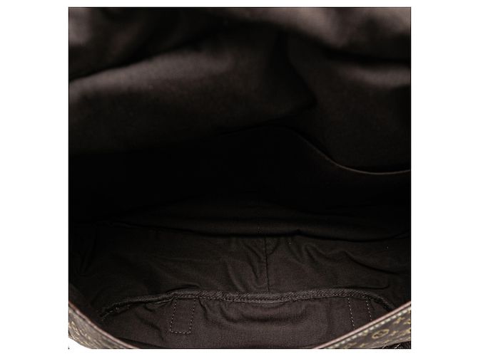 Louis Vuitton Mini Lin Saumur 43 Monogramma Marrone Marrone scuro - vista 5