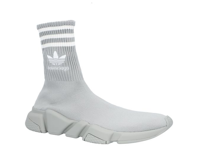 Balenciaga x Adidas Speed Trainer Grigio - vista 5