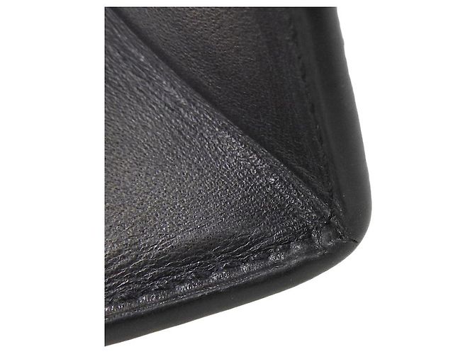 Autre Marque Berluti Calligraphy KHAYA Leather Coin Case Wine Red - view 5
