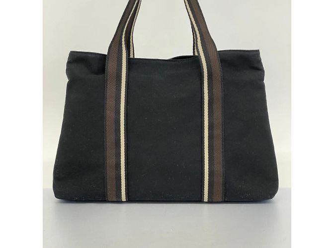 Hermès Borsa Tote Hermes Troca Orizzontale MM Canvas Nera Nero - vista 8