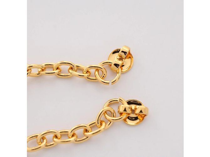 Orecchini a perno multi-charme placcati in oro Marni - vista 9