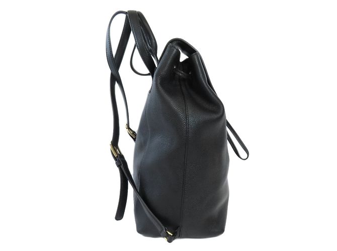 Schwarzer Leder-Rucksack von Tory Burch - Ansicht 3