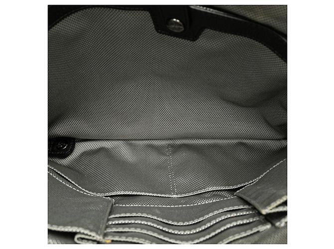 Borsa a tracolla MCM Visetos Glam Studs Nero Argento - vista 7