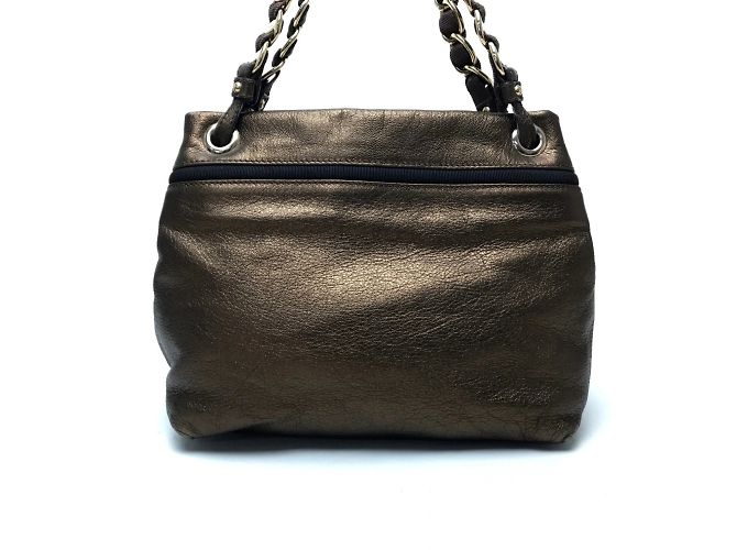 Borsa Tote Vala Ribbon di Salvatore Ferragamo D'oro - vista 2