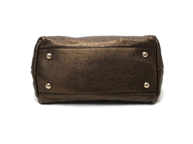 Borsa Tote Vala Ribbon di Salvatore Ferragamo D'oro - vista 3