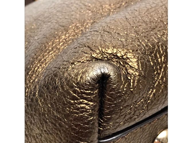 Borsa Tote Vala Ribbon di Salvatore Ferragamo D'oro - vista 5