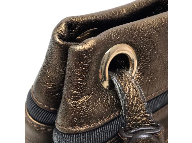 Borsa Tote Vala Ribbon di Salvatore Ferragamo D'oro - vista 6