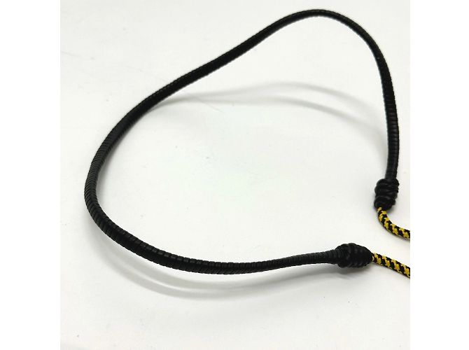 Collana choker in pelle nera Fendi Nero - vista 5