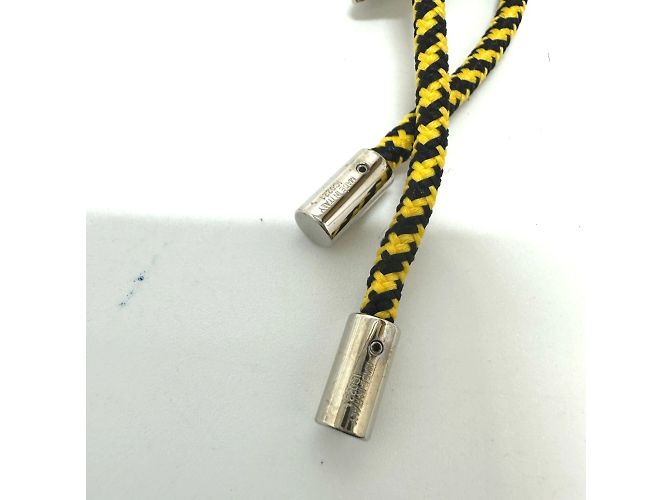 Collana choker in pelle nera Fendi Nero - vista 8