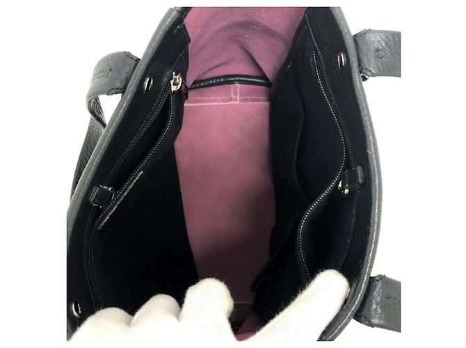 Borsa tote in pelle nera Salvatore Ferragamo Nero - vista 12