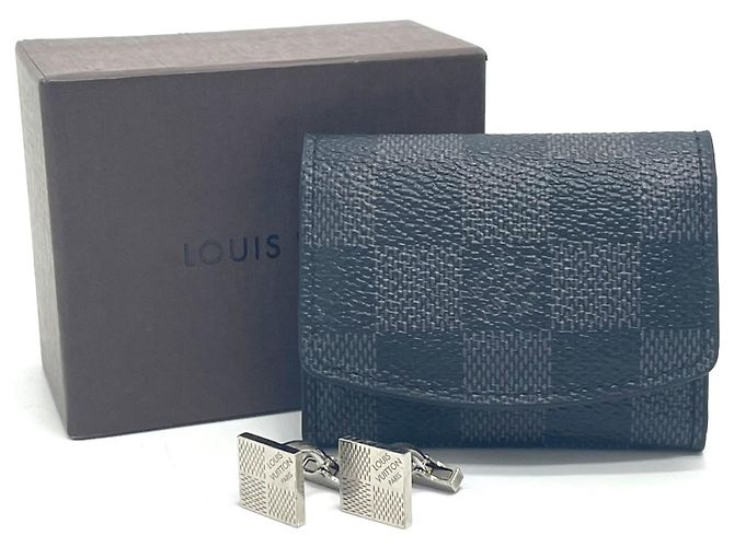 Gemelli Damier 4 M61035 di Louis Vuitton Argento - vista 12