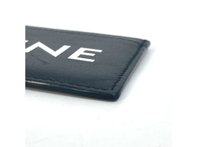 Céline Celine Black Leather Card Case - view 11