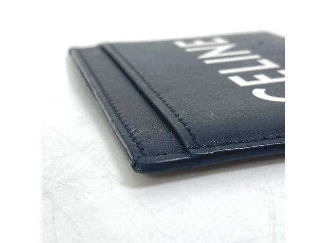 Céline Celine Black Leather Card Case - view 12