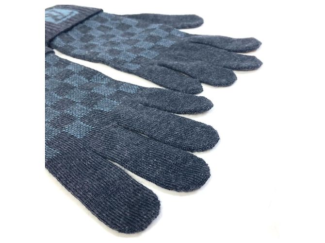 Graue Wollhandschuhe von Louis Vuitton Braun - Ansicht 4