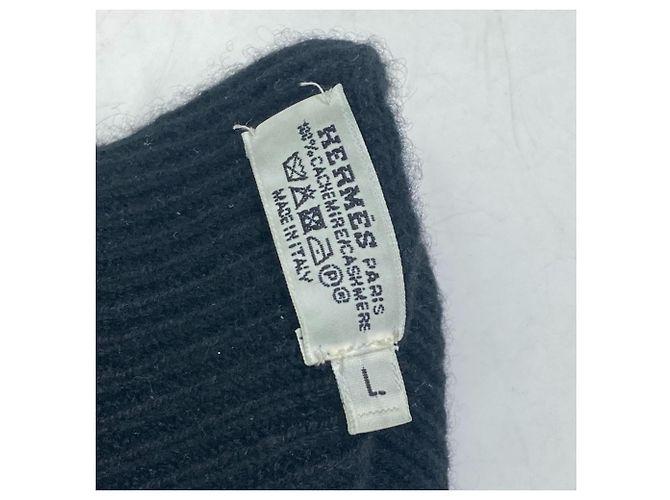 Hermès Guanti neri caldi Hermes Nero - vista 6