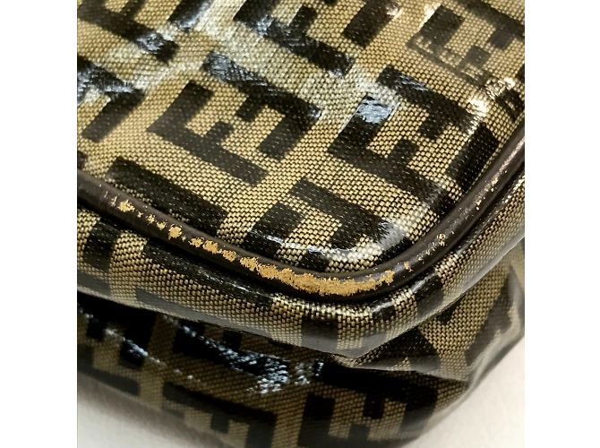 Vintage Beiger Schultertasche von Fendi - Ansicht 3