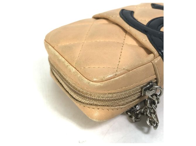 Chanel A26732 Cambon Line Cigarette Case Pouch Beige - view 10