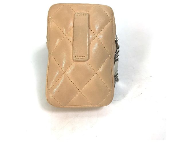 Chanel A26732 Cambon Line Cigarette Case Pouch Beige - view 2