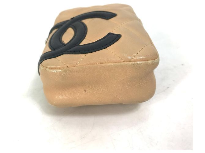 Chanel A26732 Cambon Line Cigarette Case Pouch Beige - view 5