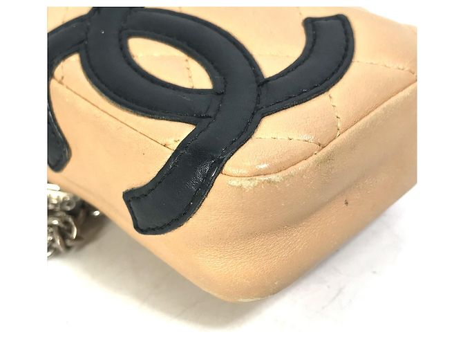 Chanel A26732 Cambon Line Cigarette Case Pouch Beige - view 9