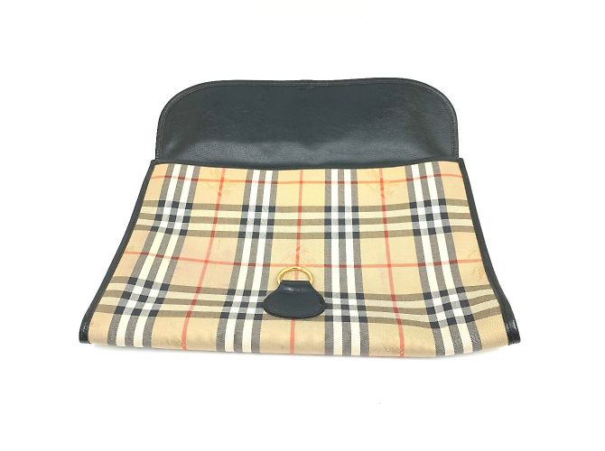 Borsa Clutch Beige Burberry - vista 11