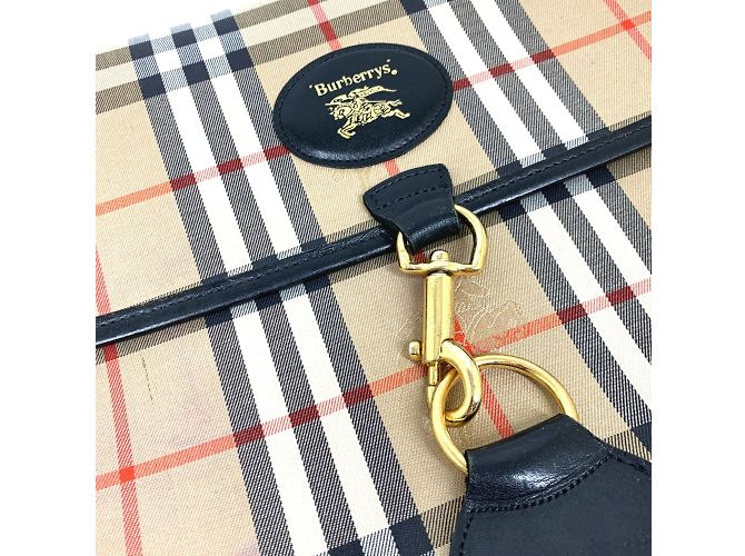 Borsa Clutch Beige Burberry - vista 5