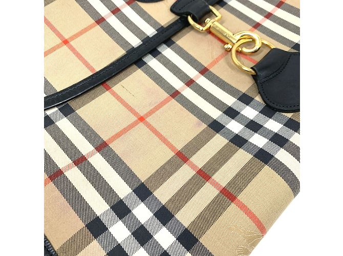 Borsa Clutch Beige Burberry - vista 7