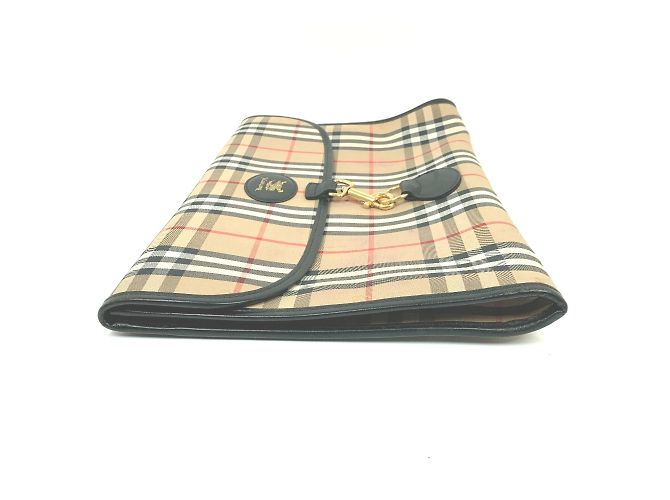 Borsa Clutch Beige Burberry - vista 9