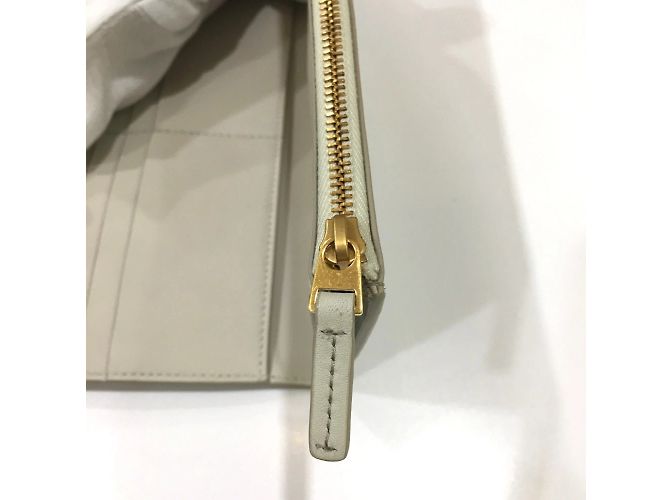 Cartera Larga Bottega Veneta Blanco - vista 10