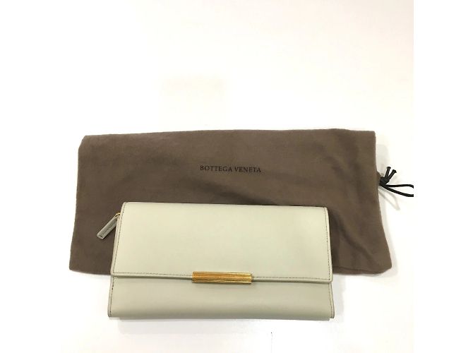 Cartera Larga Bottega Veneta Blanco - vista 11
