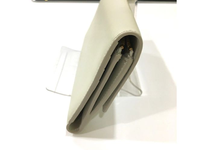 Cartera Larga Bottega Veneta Blanco - vista 3
