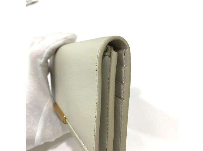 Cartera Larga Bottega Veneta Blanco - vista 9