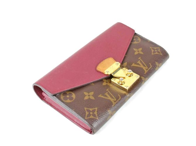 Portafoglio Pallas Long di Louis Vuitton Marrone Monogramma - vista 3