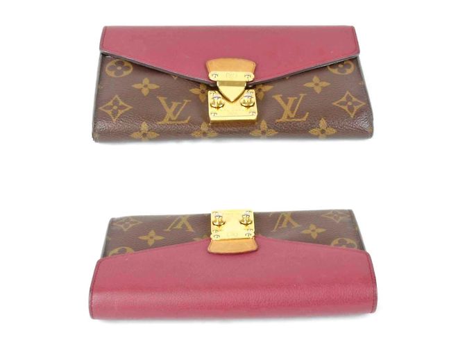Portafoglio Pallas Long di Louis Vuitton Marrone Monogramma - vista 5