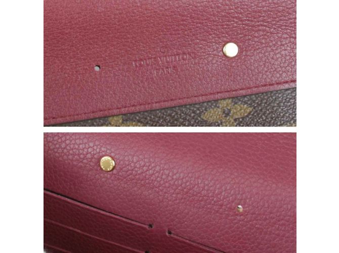 Portafoglio Pallas Long di Louis Vuitton Marrone Monogramma - vista 7