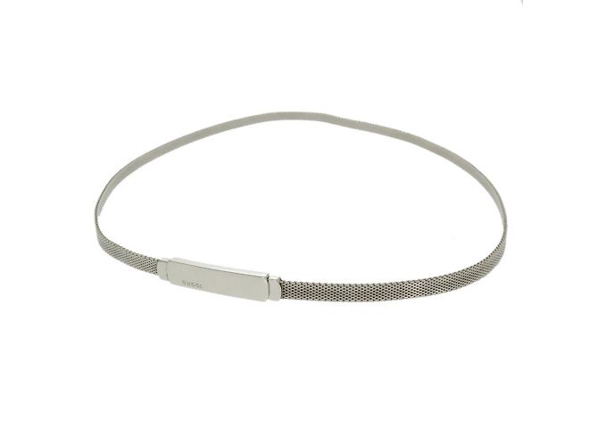 Gucci Plattengürtel Metall Silber - Ansicht 3
