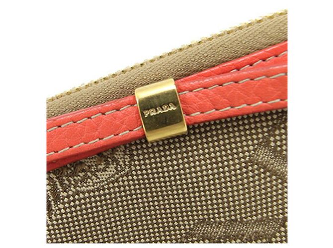 Jacquard Runder Geldbeutel Prada 1M1157 - Ansicht 4