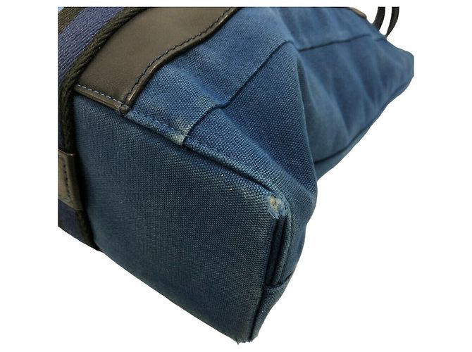 Hermès Borsa Tote GM Troca Vertical Hermes Blu - vista 3
