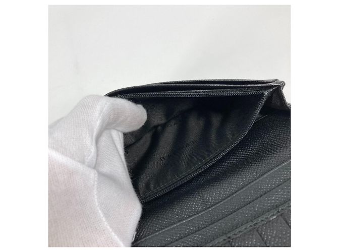 Bulgari Bvlgari Black Leather Long Wallet - view 9