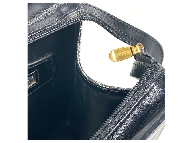 Borsa tote in pelle nera Bally Nero - vista 14