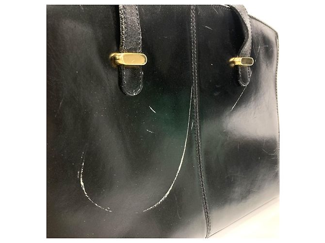 Borsa tote in pelle nera Bally Nero - vista 3