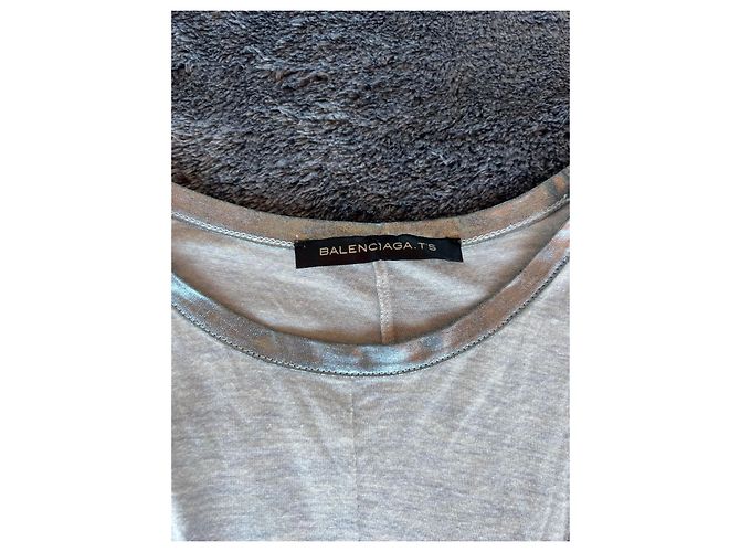 Balenciaga de Nicolas Ghesquière top gris reflectante de principios de los 2000. - vista 3