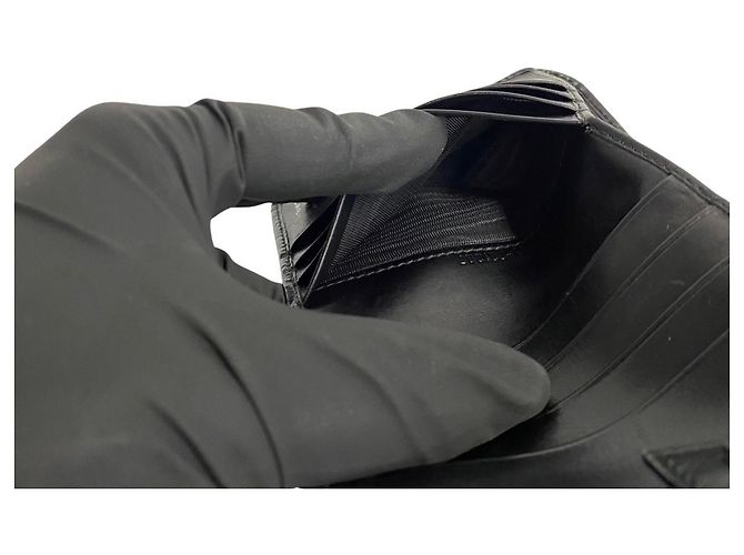 Billetera bifold de cuero Gancini con cierre redondo Salvatore Ferragamo - vista 8