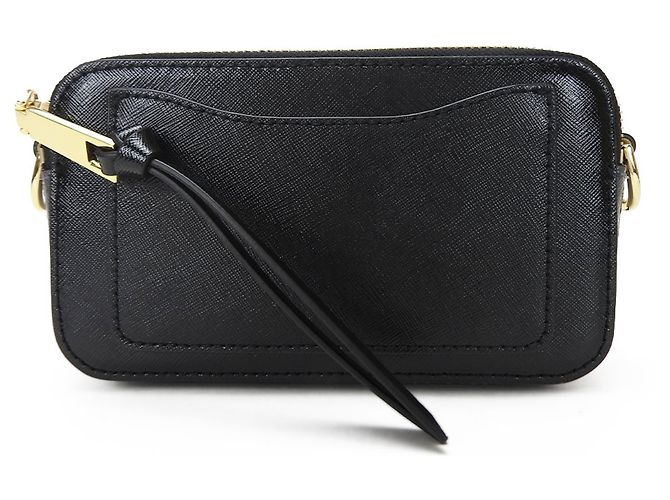 Borsa a spalla in pelle Marc Jacobs Marrone Nero Rosa Bianco - vista 3