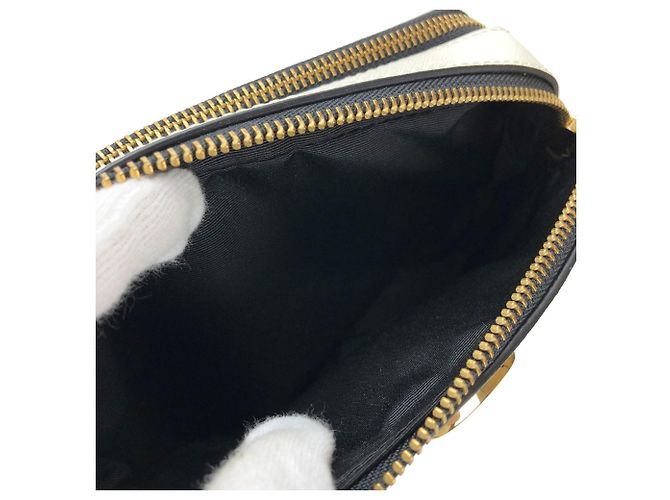 Borsa a spalla in pelle Marc Jacobs Marrone Nero Rosa Bianco - vista 5