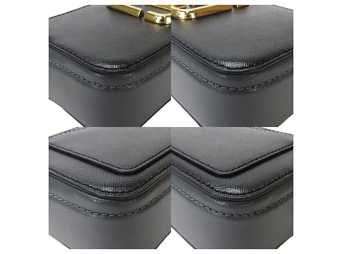 Borsa a spalla in pelle Marc Jacobs Marrone Nero Rosa Bianco - vista 7
