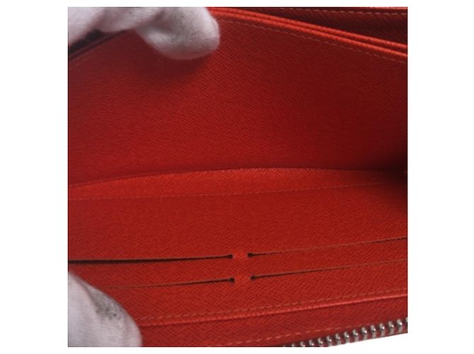 Carteira longa em couro Epi Louis Vuitton Laranja - vista 16