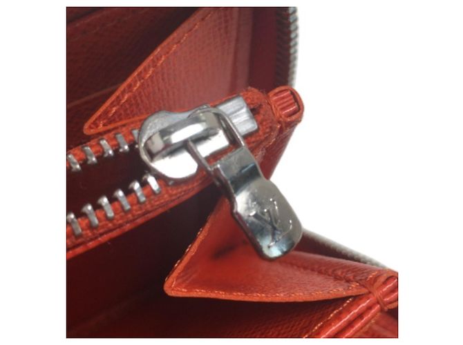 Carteira longa em couro Epi Louis Vuitton Laranja - vista 18